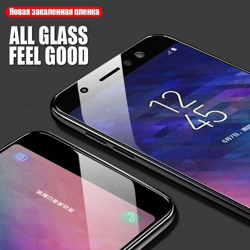 999D Protective Glass For Samsung Galaxy A8 A6 Plus A5 A7 A9 2018 Tempered Glass J4 J6 Plus J3 J7 J8 2018 Screen Protector Film