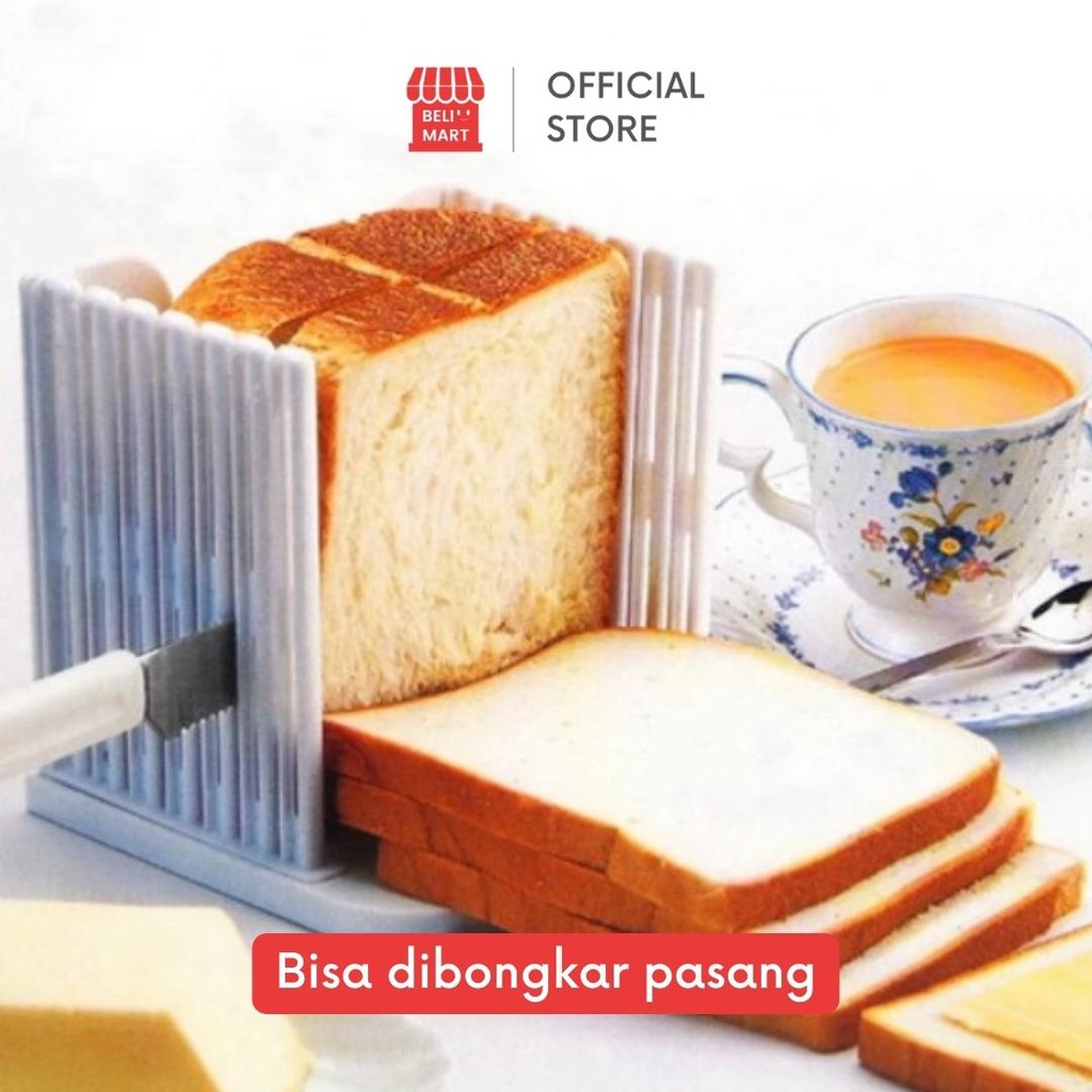 [BELIMART] Bread Slicer - Bread Loaf Slicer Cutter | Bingkai Alat Bantu Pemotong Roti Tawar Bagel