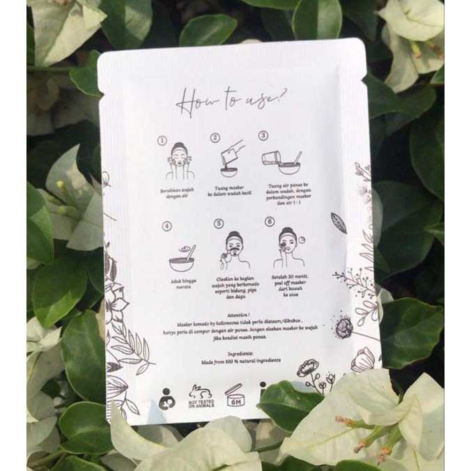 [RESMI] HELLONOONA MASKER GELATIN /MASKER KOMEDO HELLONOONA