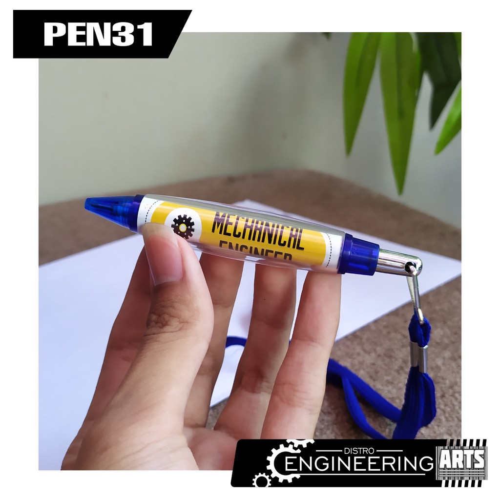 

Pulpen Kalung Biru Full Sticker Motif MECHANICAL ENGINEER - PEN31