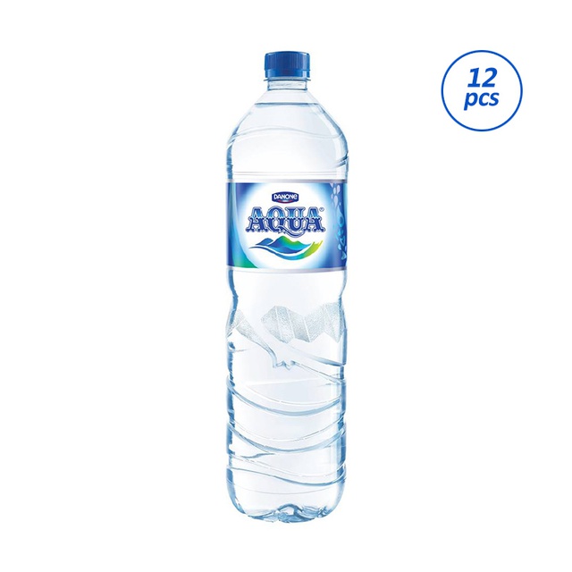  AQUA  Air Mineral 1500ml 12 botol  Shopee Indonesia