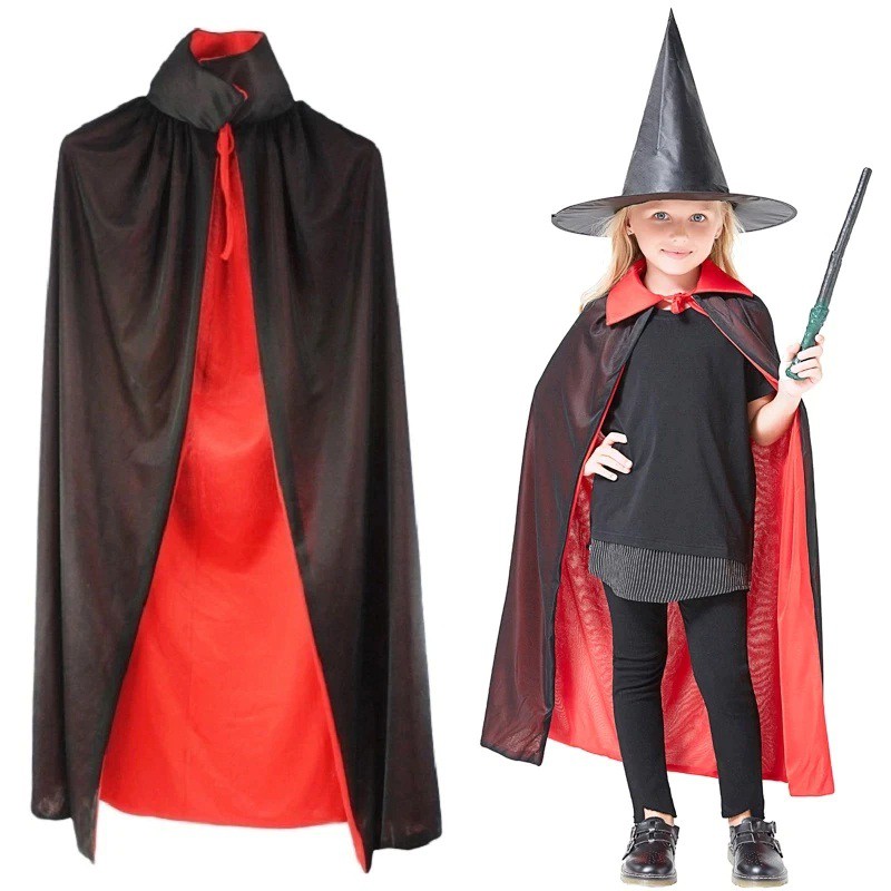 Jubah cosplay halloween dracula / vampire / death / witch / costume cosplay