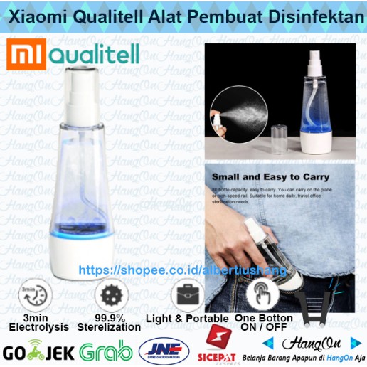 Xiaomi Qualitell Alat Pembuat Disinfektan Disinfectan Maker Spray Bottle Portable Homemade Water Gun