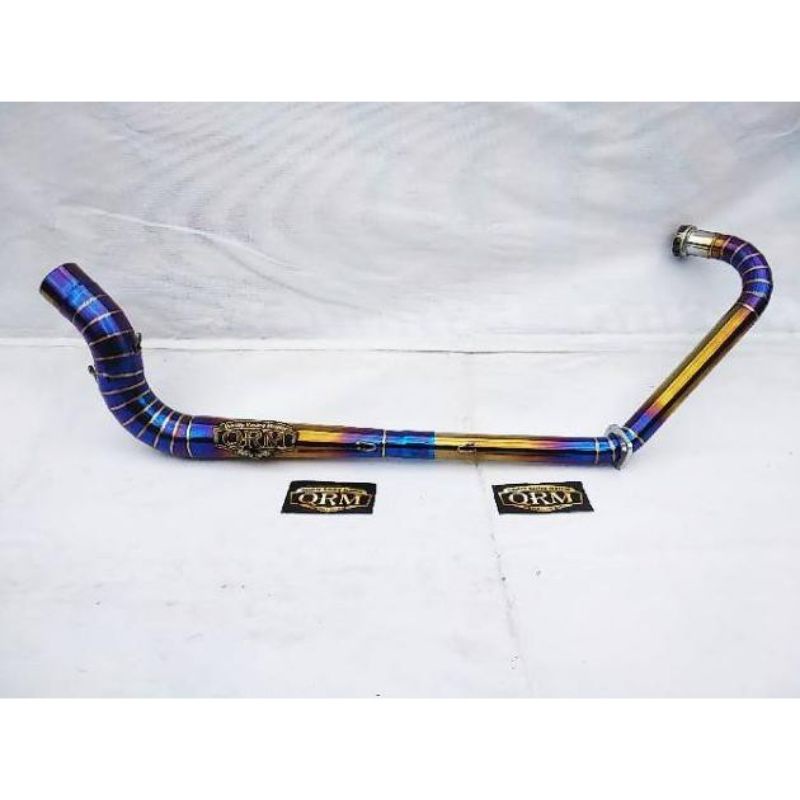 pipa leher knalpot blue cobra S satria Fu blu cobra buat motor satria Fu