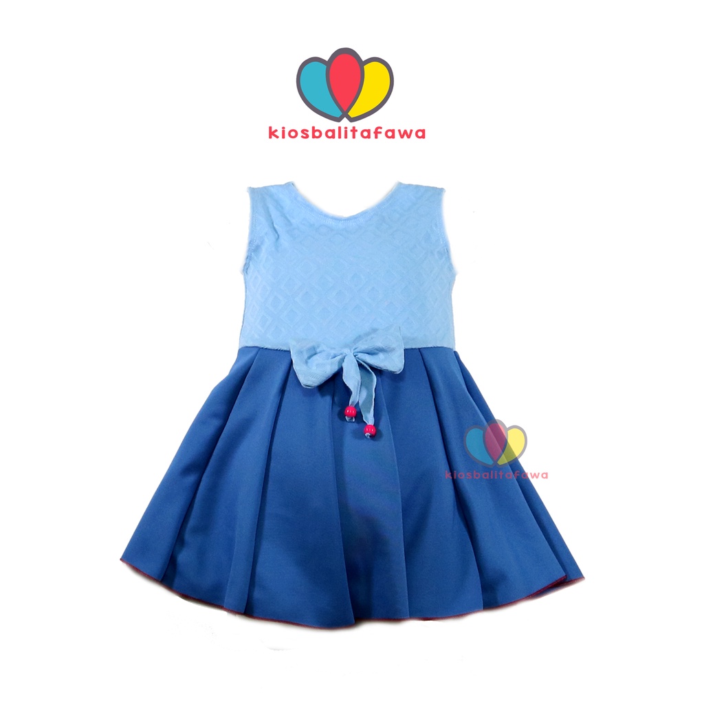 Dress Angel uk 3-4 Tahun / Dres Anak Perempuan Cewek Baju Motif Murah Casual Pesta Yukensi Adem