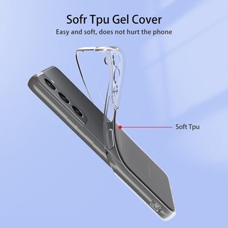 Clear Case For Samsung S21 FE S22 Plus + Ultra S21 Plus Ultra + S20 Plus Ultra + Soft Tpu Casing