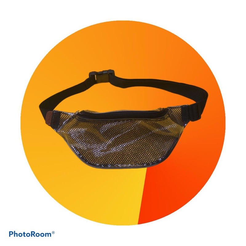 waistbag transparan jala waterproof transparan anti air murah