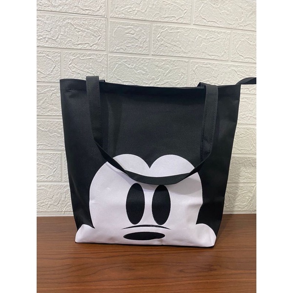 HANABI - TOTEBAG DISNEY MICKEY HITAM