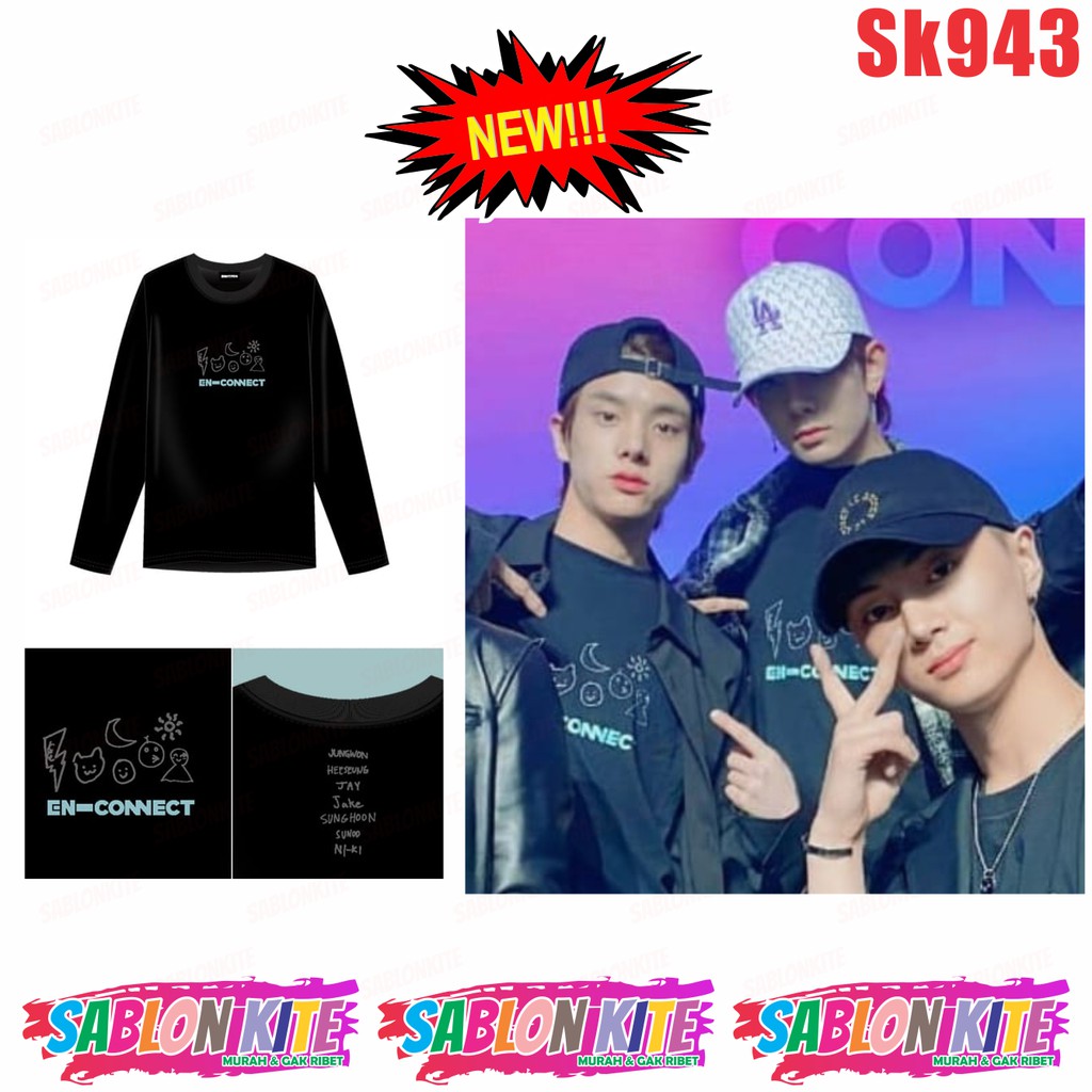 MURAH!!! KAOS EN - CONNECT SK943 UNISEX COMBED 30S