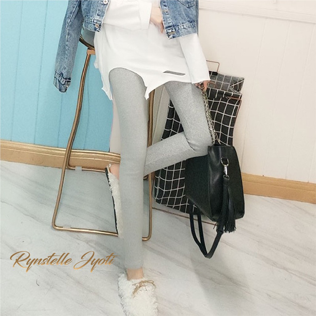 Rynstelle Legging Panjang Kaos Soft Rayon Premium