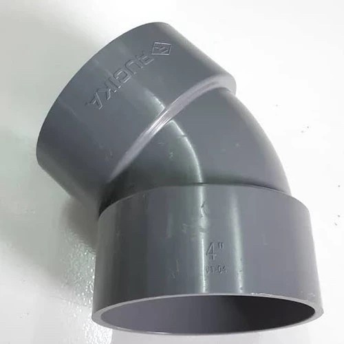 Knee Elbow PVC 4 Inci 45 Derajat, Sambungan Belokan Pipa Saluran