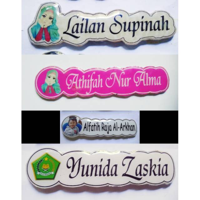 

Name tag / bros nama peniti