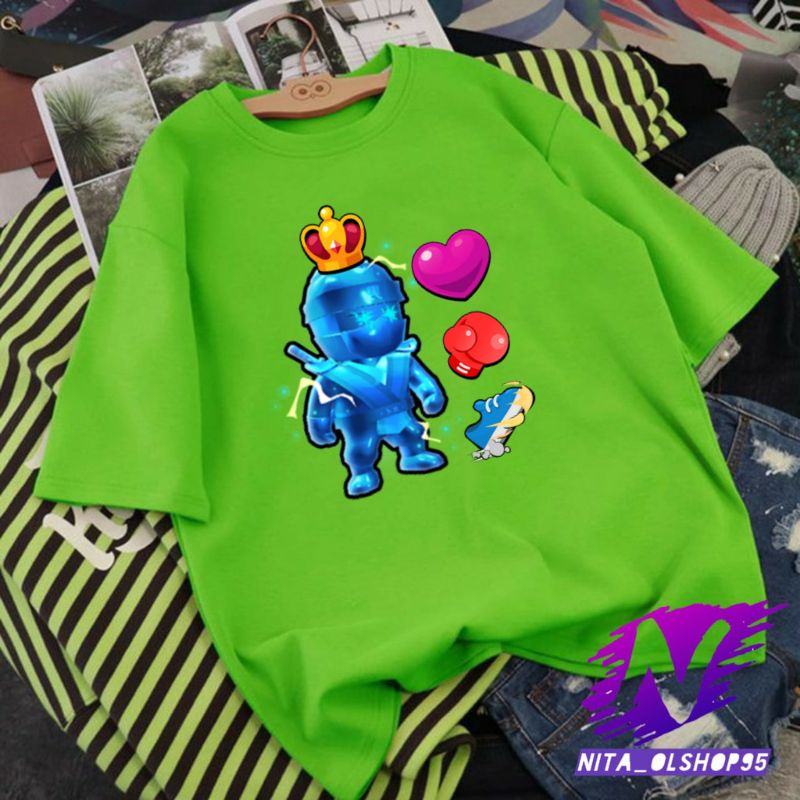 baju anak stumble guys kaos stumble guys ninja elektro