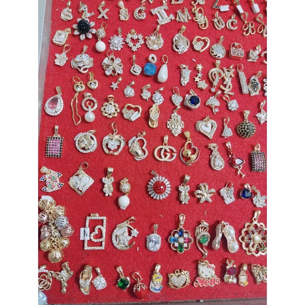 kalung Anak Emas imitasi dengan liontin lapis Emas Awet