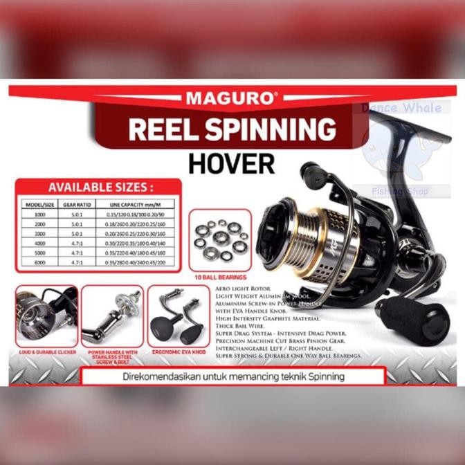 Sale Reel Spinning Maguro Hover 6000 Murah