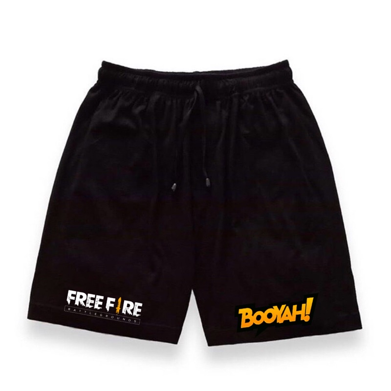 Celana Pendek Boxer PUBG &amp; FREE FIRE