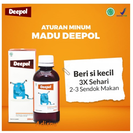 Madu Deepol Solusi atasi Sembelit Mudah Ngompol &amp; Pelancar Saluran Pencernaan Anak