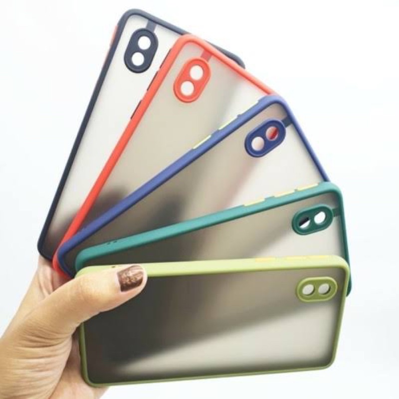 SAMSUNG A01 A01 CORE A02S A11 A12 A21S A31 A51 Case Bumper Hybrid My Choice Soft Case Dove Matte cas