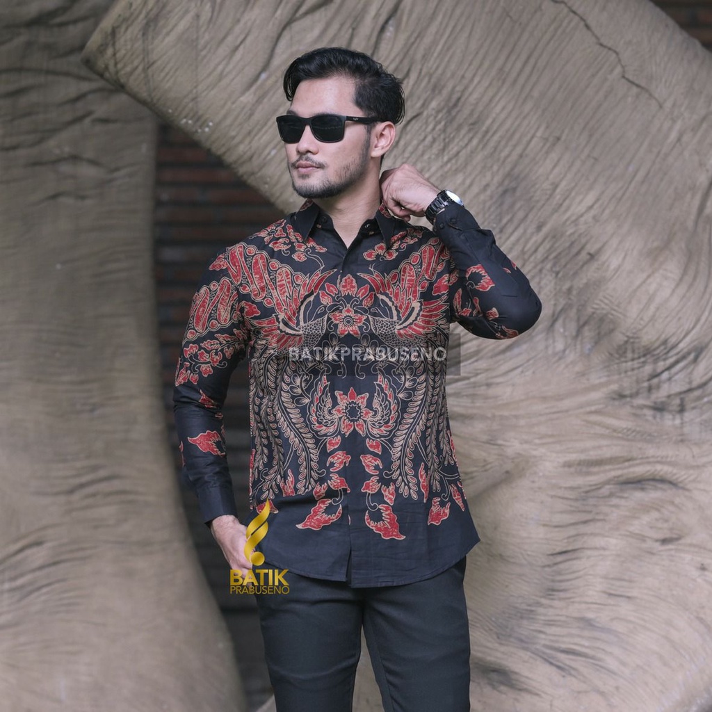 KEMEJA PRIA KEMEJA BATIK SLIMFIT - MOTIF INA BATIK PRABUSENO