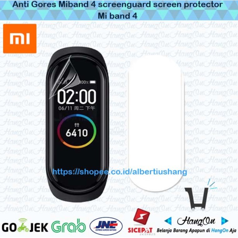 Anti Gores Miband 4 screenguard screen protector Mi band 4