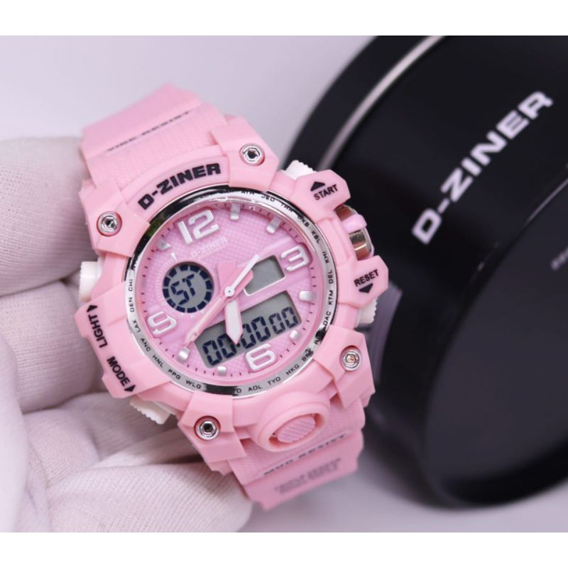 Jam Tangan Wanita D-Ziner Original 8208 Tahan Air Garansi Resmi 1 Tahun