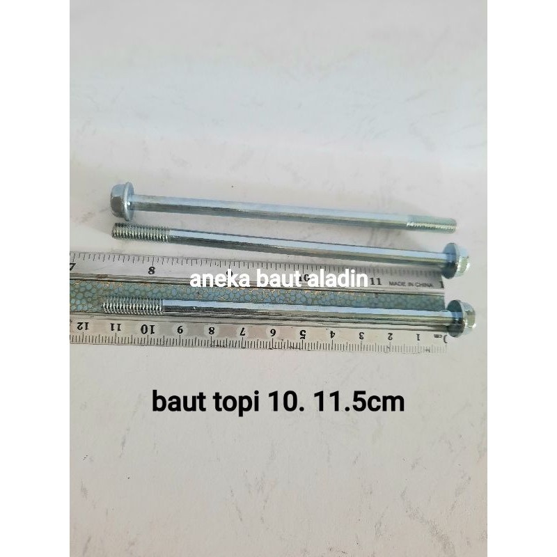 baut topi 10. 11.5cm