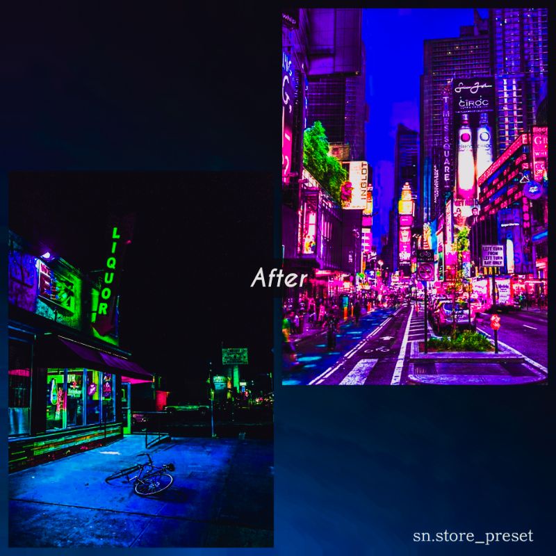 5 PRESET LIGHTROOM MINIPACK NEON SERIES For IOS &amp; Android