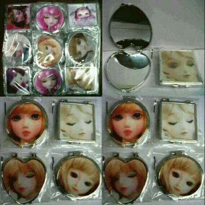CERMIN LIPAT BONEKA - AK starcosmetic