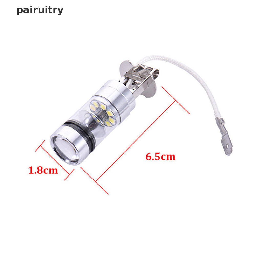 Prt Lampu Kabut Depan Mobil LED 100W H3 12 / 24V PRT
