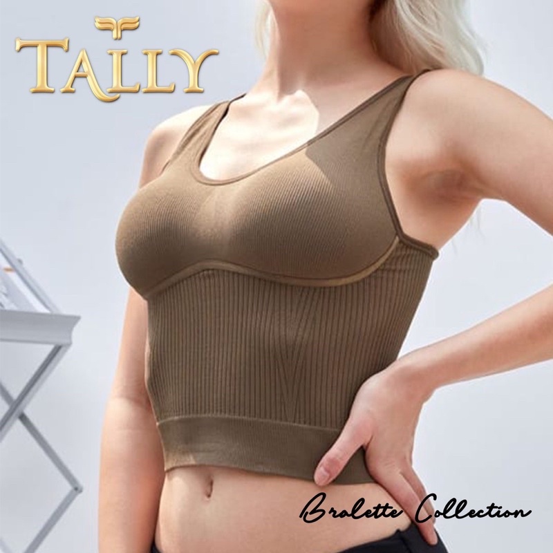 TALLY BRA KEMBEN BRALETTE 8811 | BAHAN RAJUT | CUP B | FREE SIZE