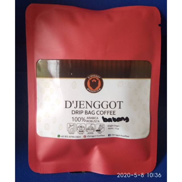 

Kopi dripbag robusta batang/ kopi instan / dripbag coffie