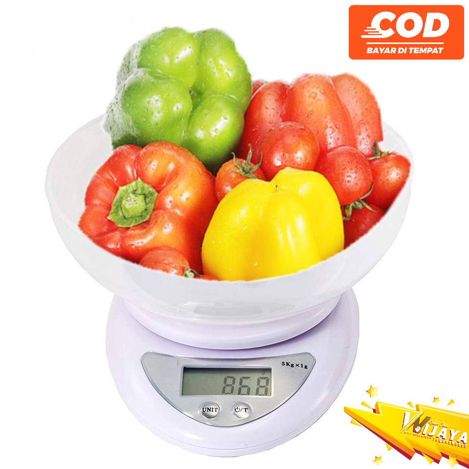 TIMBANGAN DAPUR DIGITAL / TIMBANGAN MANGKOK / ELECTRONIC KITCHEN SCALE