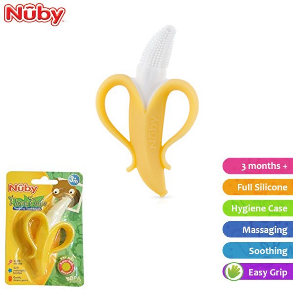 Nuby Banana Toothbrush 3m+