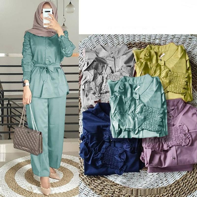 Cod✔Setelan Wanita Remaja Abg Set Korean Style Set Ibu Anak Perempuan/ Couple Mom Kids /Jumsuit Cewe