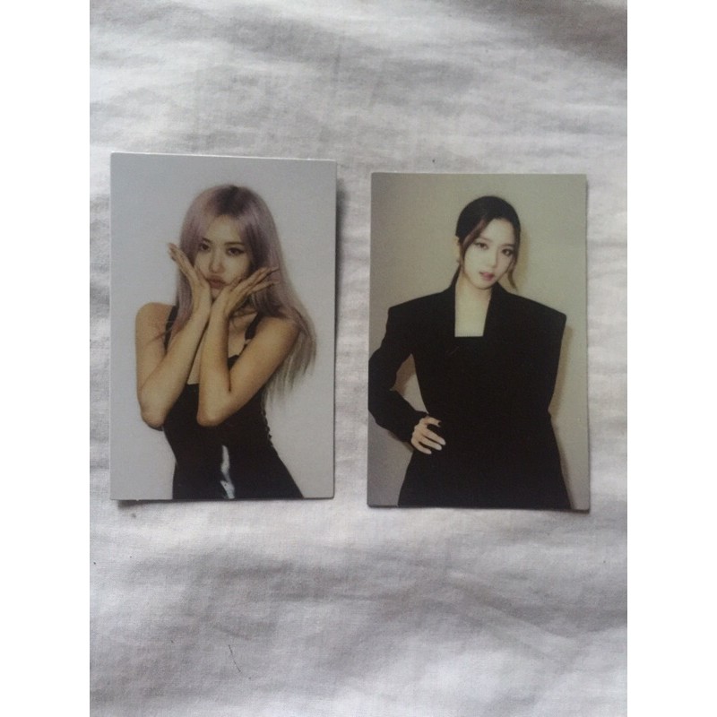 BLACKPINK THE ALBUM PHOTOCARD JISOO ROSE
