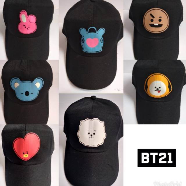 Topi Bt21 snapback Bt21 bts topi kpop aksesories kpop koreanshop topi base ball