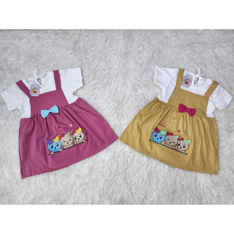 baju bayi perempuan dress babygirl jsb8