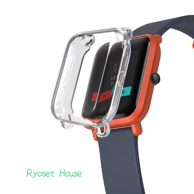 Casing TPU Fullscreen protector amazfit BIP youth case full Xiaomi amazfit BIP lite BIP youth