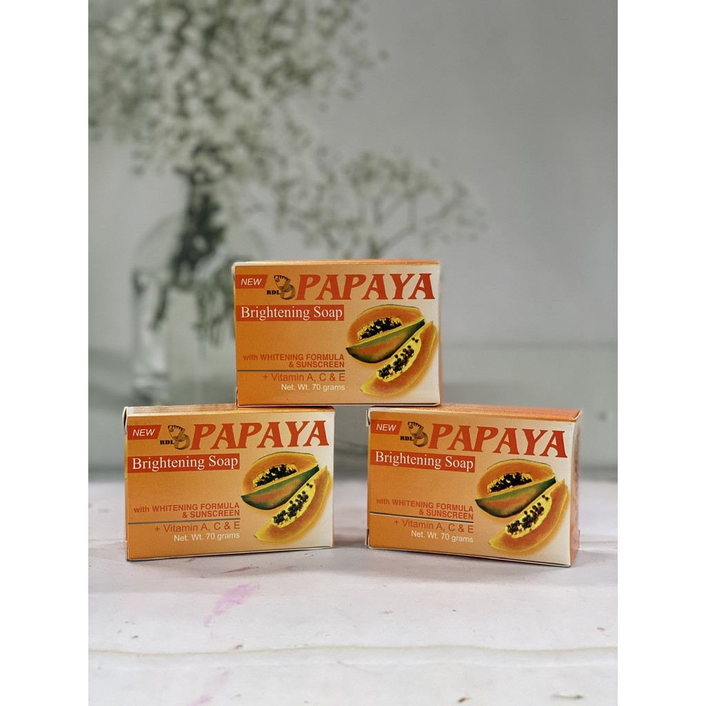 SABUN PAPAYA RDL UK-70 GR BRIGHTENING SOAP ORIGINAL 100%