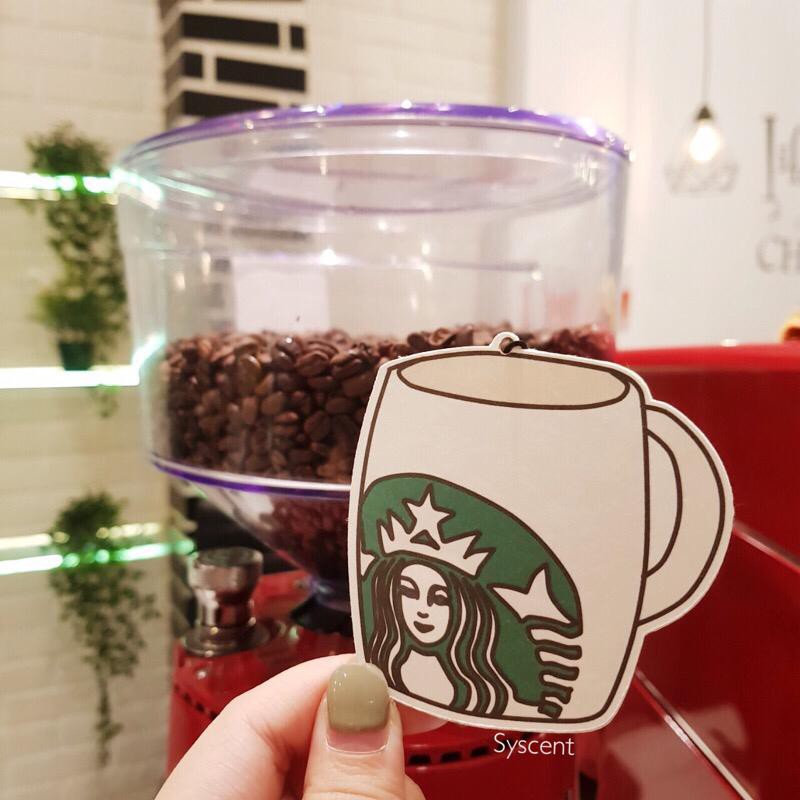 SYSCENT Air Freshener Cup Kopi Starbucks | Parfum Mobil / Pewangi Ruangan / Pewangi Mobil / Pengharum Mobil |