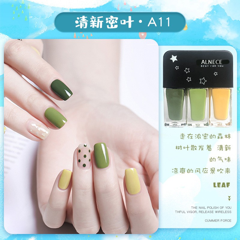 3IN1 kutek halal kuteks 3 tone kutek korea kutek muslimah Gel Nail polish 18 warna