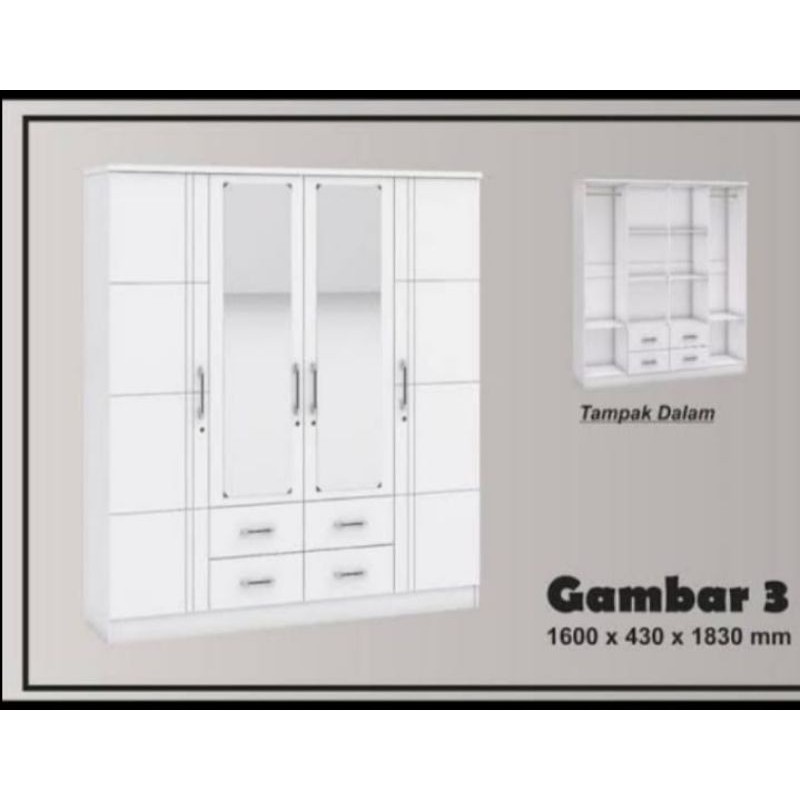 lemari 4pintu