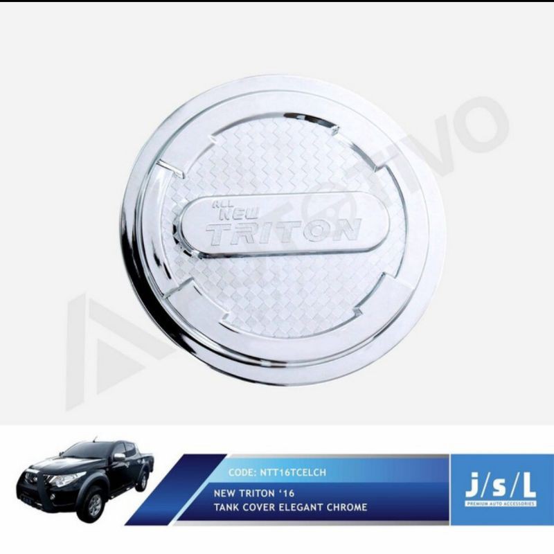 tank cover/ tutup tangki all new Triton elegant chrome jsl
