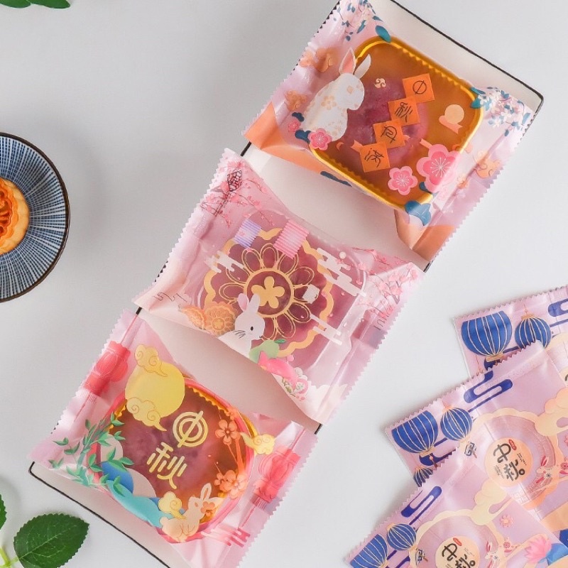 

Plastik Mooncake isi 50 / mooncake bag autumn #35#36
