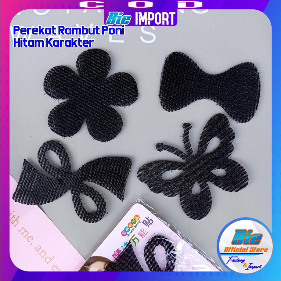 Perekat Penahan Rambut Poni Karakter Korean Style Impor Best Seller