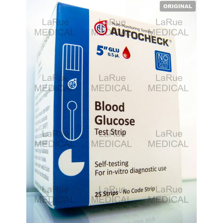AUTOCHECK GLUCOSE TEST STRIP