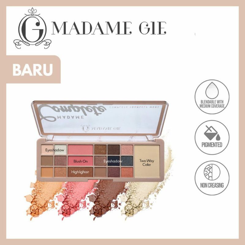 MADAME GIE Madame Complete Make Up Kit - MakeUp Face Pallete