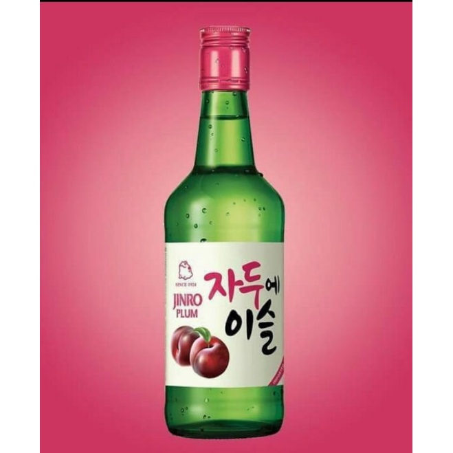 Soju Jinro Plum 360ml botol Chamisul Jinro Chamisul Plum  Soju import 360ml Soju Korea jinro Plum