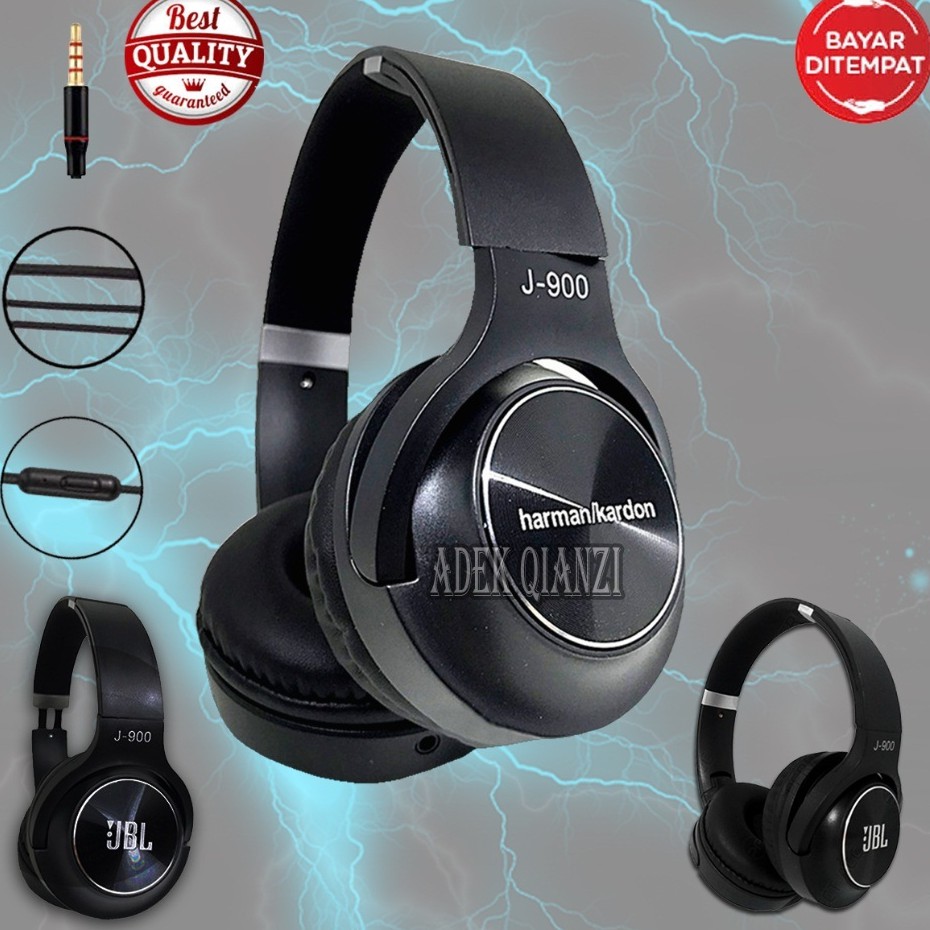 HEADSET HANDSFREE BANDO REALME J900 +MIC SUPERBASS HEADPHONE