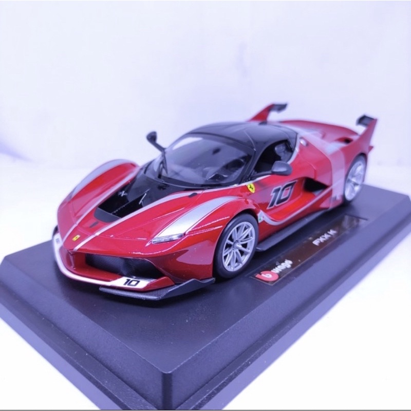 Diecast Miniatur Mobil Sport Ferrari FXX K 1:24 Bburago Mainan Anak Murah